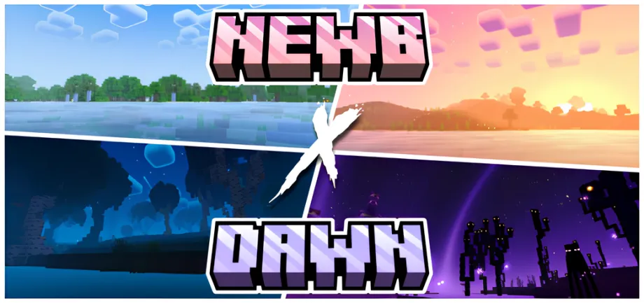 Thumbnail: Newb X Dawn Shader Patch | Supports RenderDragon (Compatible With 1.21.80.25+)