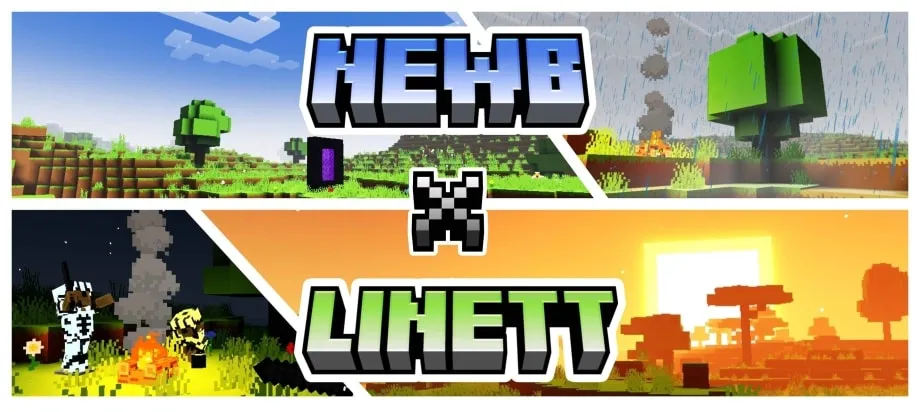 Thumbnail: Newb X Linett Shader | Supports RenderDragon [Update v1.1]