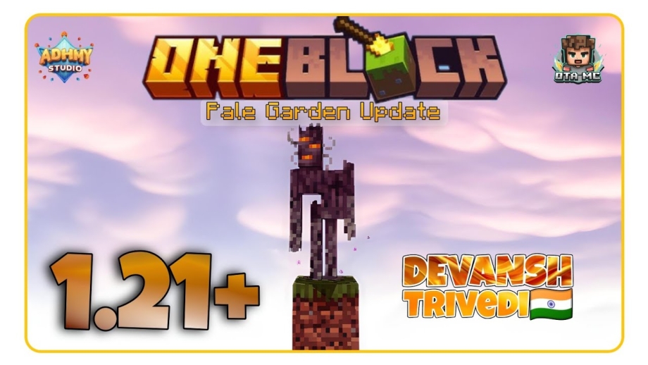 Thumbnail: One Block Minecraft 1.21.50+