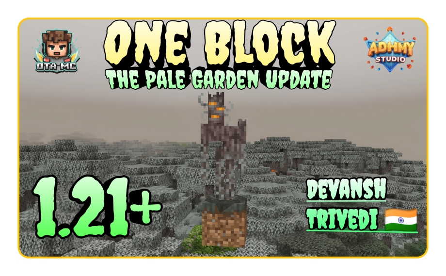 Thumbnail: One Block Minecraft 1.21.50+