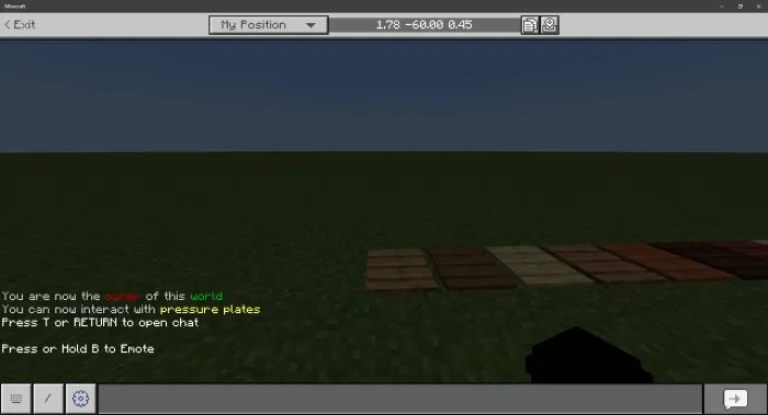 Pressure Plate Settings: Screenshot 2