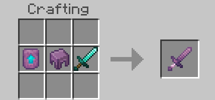 Shulkerite Sword Recipe