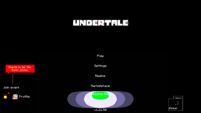 Undertale GUI: Screenshot 1