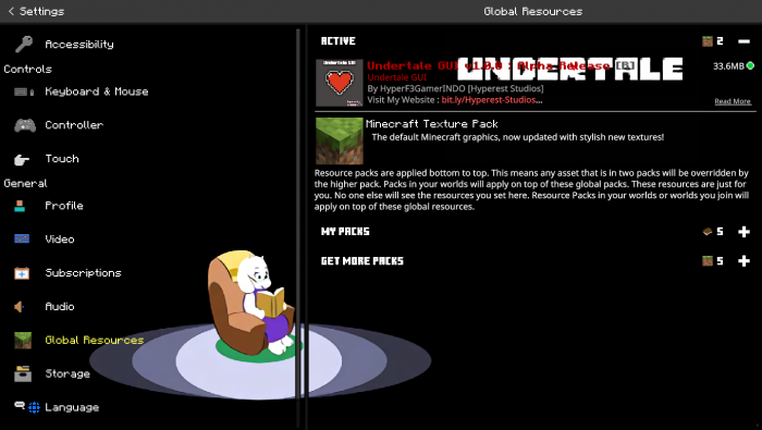 Undertale GUI: Screenshot 2