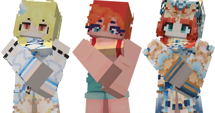Lumine, Misty, Nilou