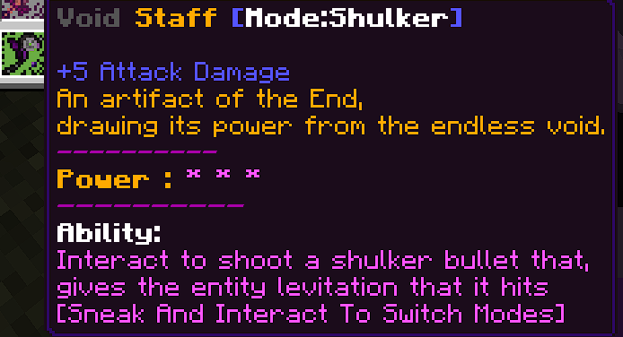 Shulker Wand Stats