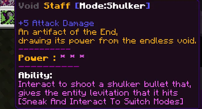 Shulker Wand Stats
