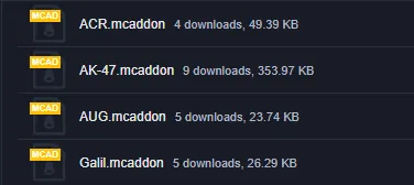 Weapon Files