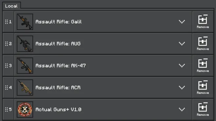 Weapon Packs