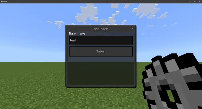 Add Rank: Screenshot