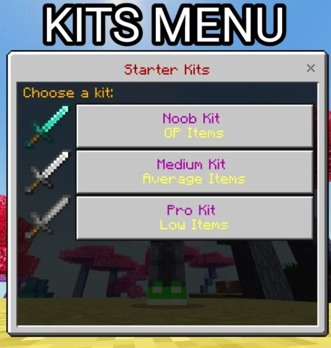 Kits Menu