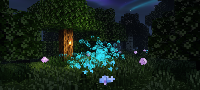 Newb Complementary Unbound - Particles Glow: Screenshot