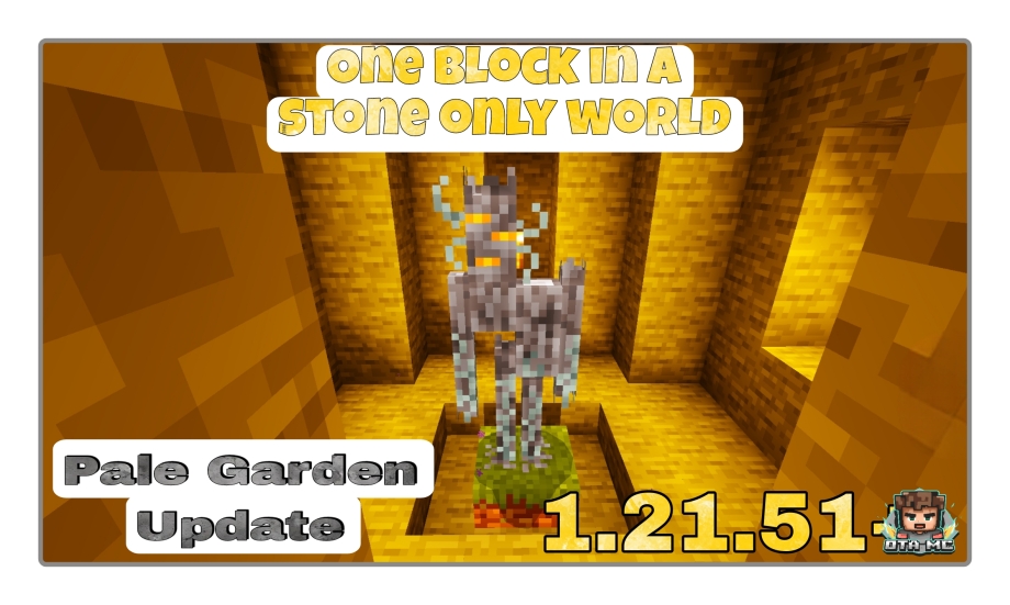 Thumbnail: One Block in a Stone Only World