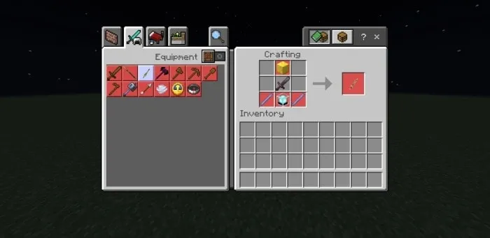Divine Sword Recipe