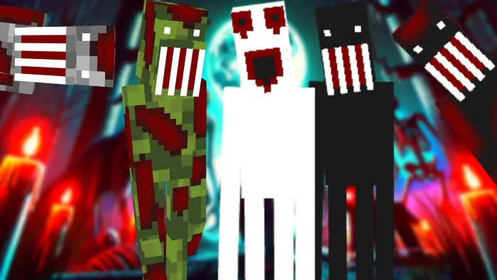 Terrifying Tweller mobs in six variants.