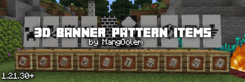 Thumbnail: 3D Banner Pattern Items