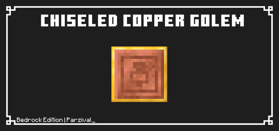 Thumbnail: Chiseled Copper Golem | Bedrock Edition