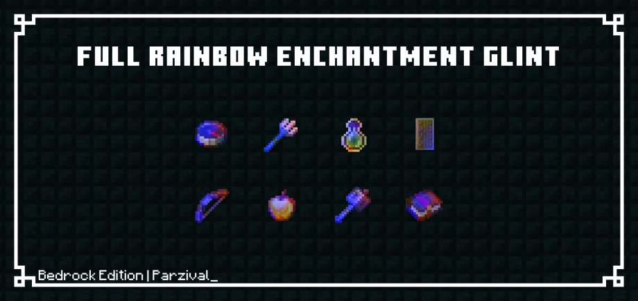 Thumbnail: Full Rainbow Enchantment Glint | Bedrock Edition