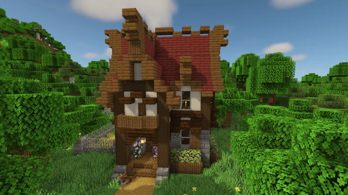 Minecraft Starter House #1: Screenshot 1