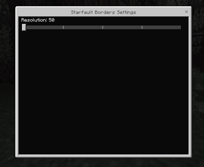 Starfault Borders Settings