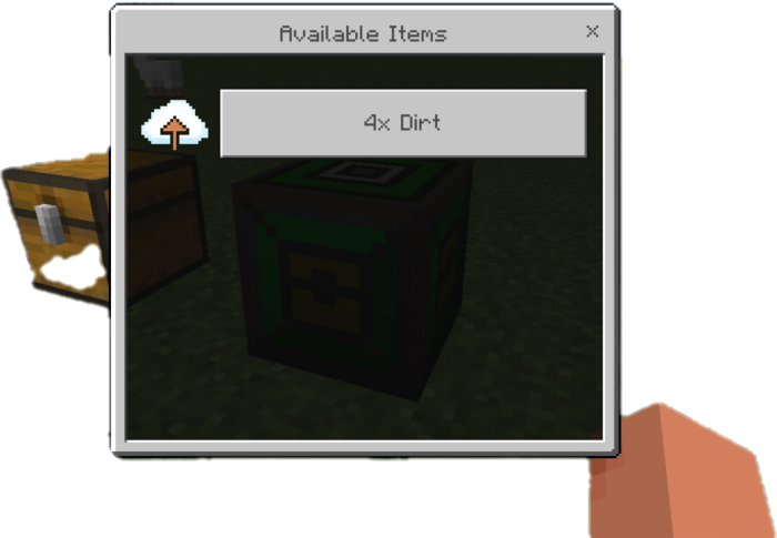 Storage Addon: Screenshot 1