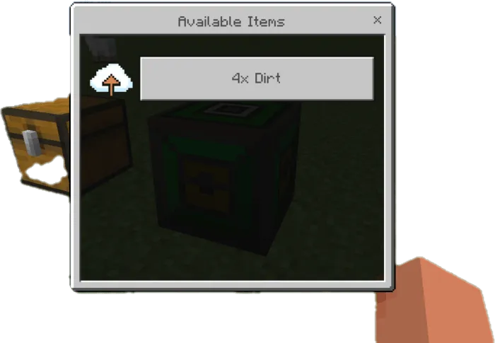 Storage Addon: Screenshot 1