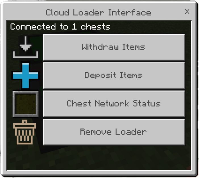 Storage Addon: Screenshot 3