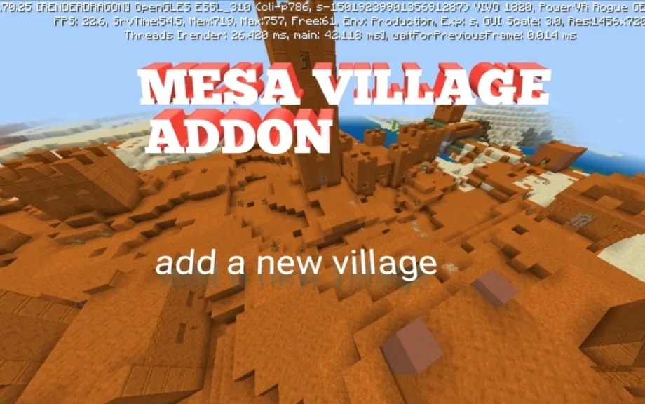 Thumbnail: Mesa Village Addon V1.1
