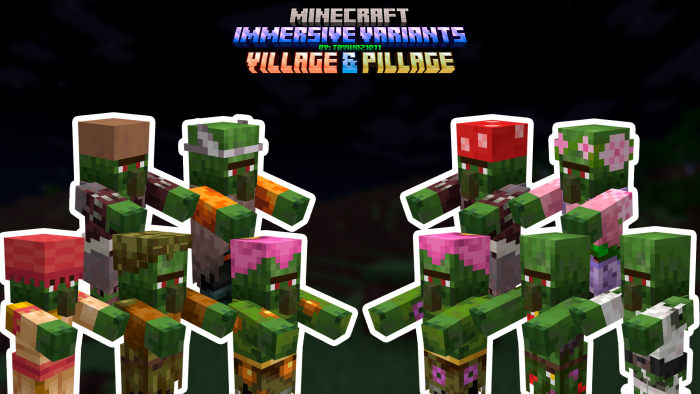 New Zombie Villager Skins