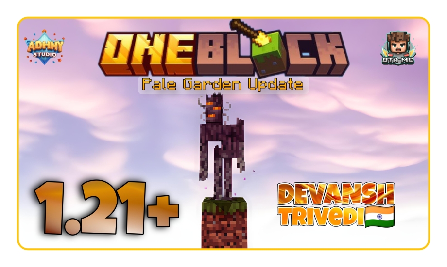 Thumbnail: One Block Minecraft 1.21+