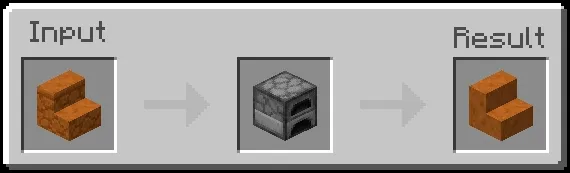 Smooth Red Sandstone Stairs Furnace Recipe