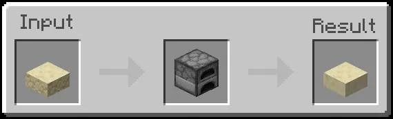 Smooth Sandstone Slab Furnace Recipe