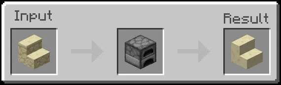 Smooth Sandstone Stairs Furnace Recipe