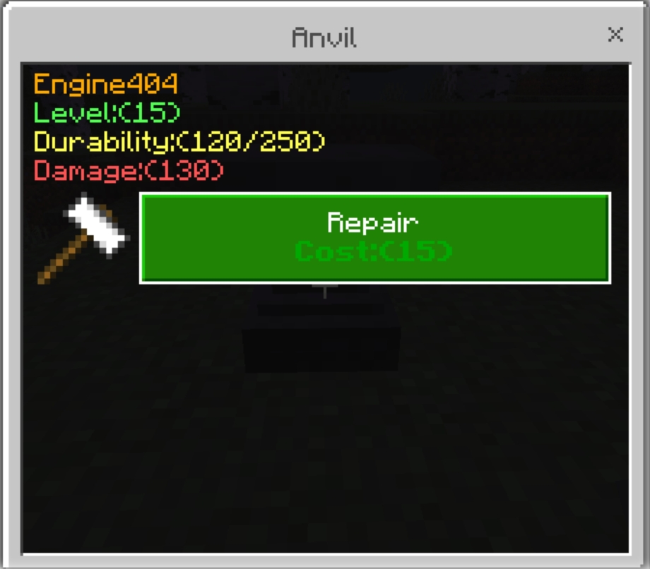 Thumbnail: Repair+ (1.21.51)