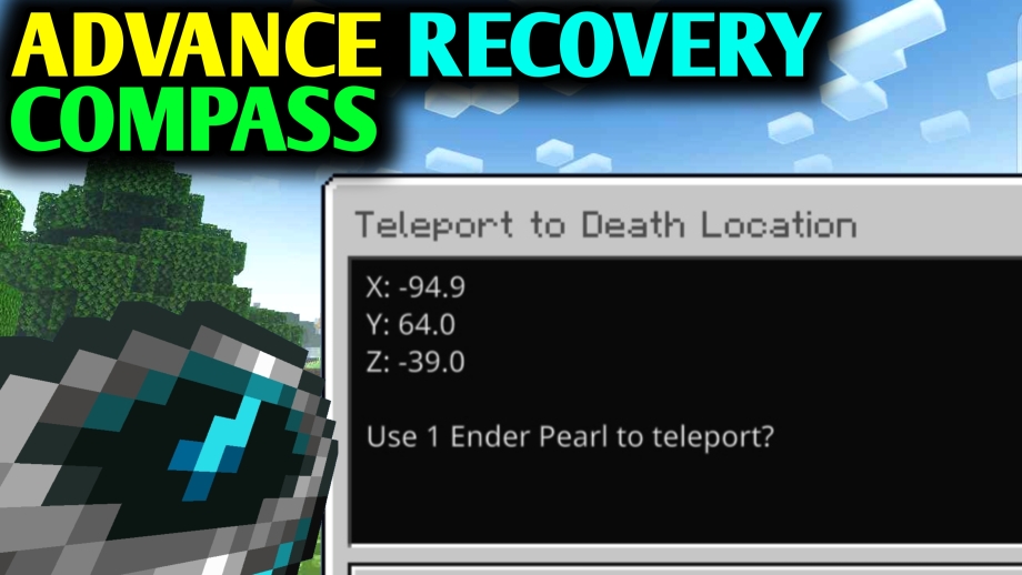 Thumbnail: Teleport to Death Location - Advance Recovery Compass 1.1