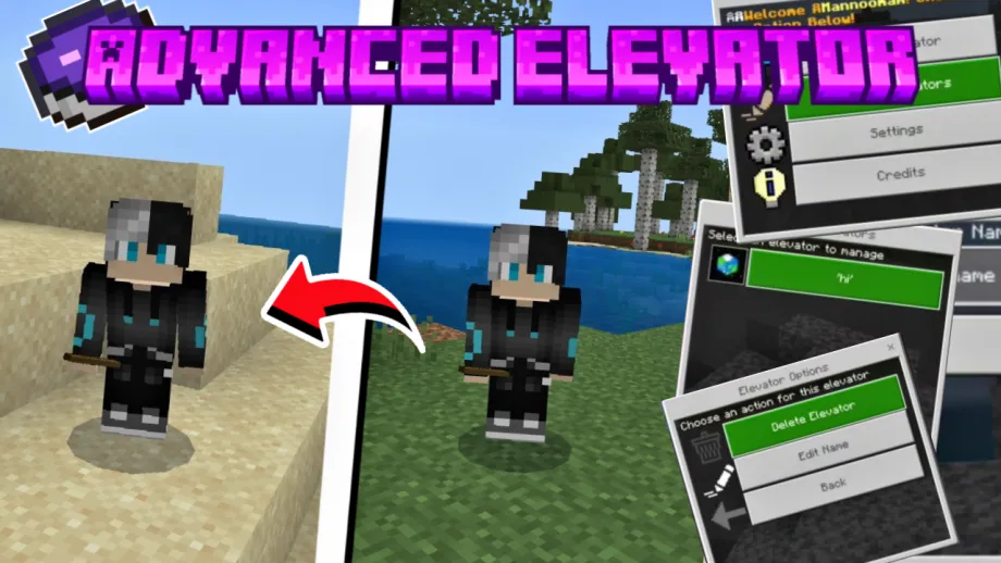 Thumbnail: Advanced Elevators V1.2 Supports 1.21.70 🔥♻️