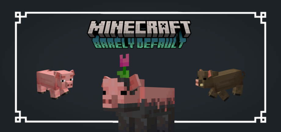 Thumbnail: Barely Default - Pigs v1.1 | Bedrock Edition