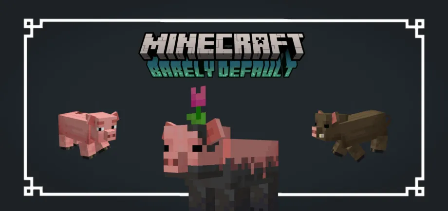 Thumbnail: Barely Default - Pigs v1.1 | Bedrock Edition