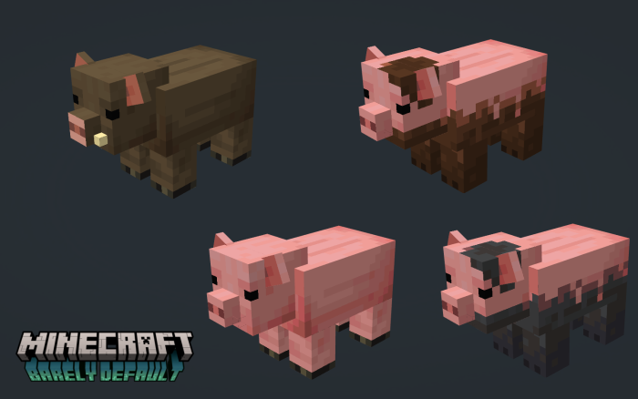 Barely Default - Pigs Variants 1