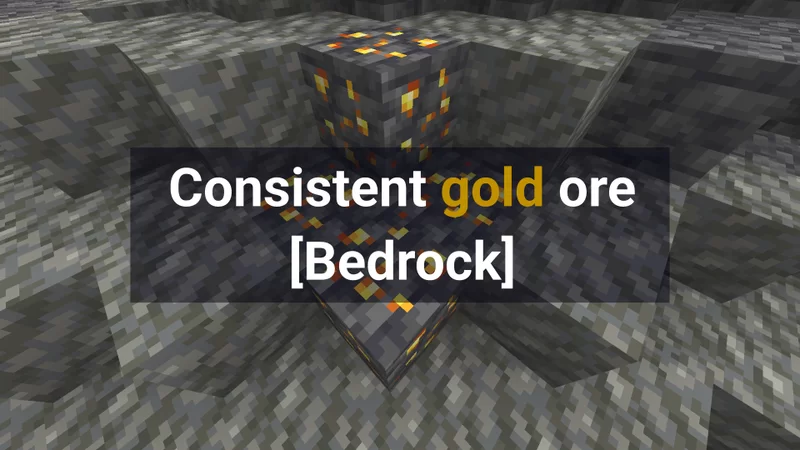 Thumbnail: Consistent Gold Bedrock Edition