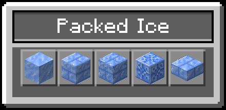 Packed Ice Blocks