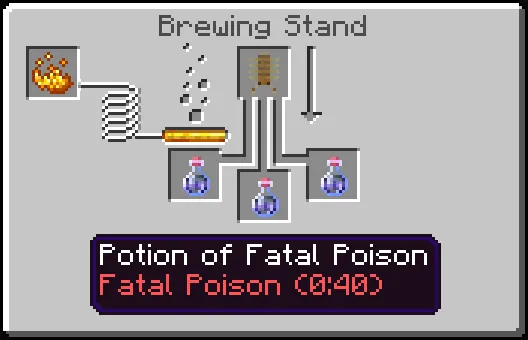 Potion of Fatal Poison Recipe