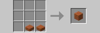 Acacia Planks Recipe