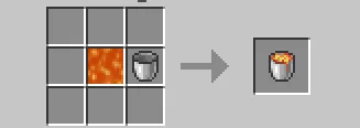 Lava Bucket Recipe 1