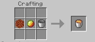 Lava Bucket Recipe 2