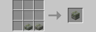Mossy Stone Bricks Recipe