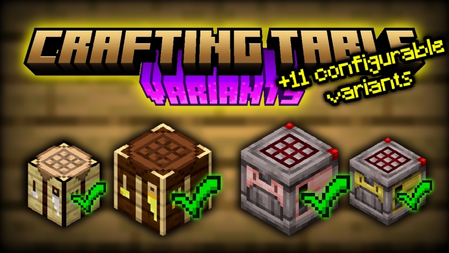 Thumbnail: Crafting Table Variants