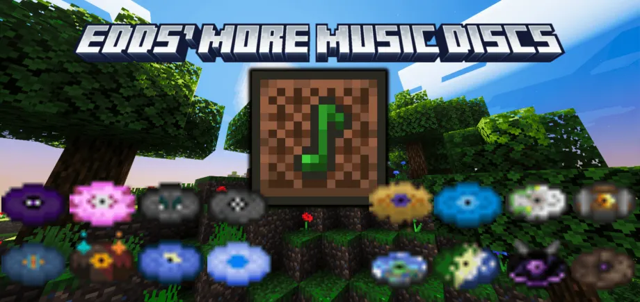 Thumbnail: Edds' More Music Discs (Music Disc Addon) Achievement Compatibility Update