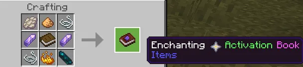 Enchanting Activation Book Recipe