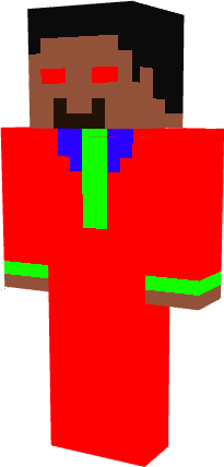 Mr. Herobrine Red NPC Model